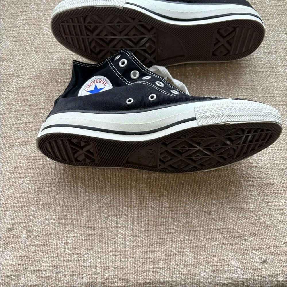 Converse Black & White Classic High Top Sneakers - Picture 2 of 6